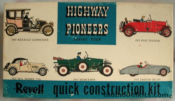 Revell 1/32 1953 Jaguar XK-120 Highway Pioneers - Series 4, H56-69 plastic model kit